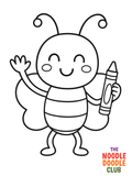 Doodlebug Coloring Page